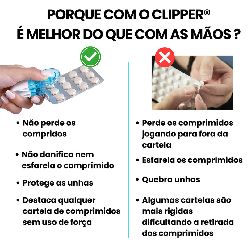 CLIPPER® - DESTACADOR DE COMPRIMIDOS PROMOÇÃO